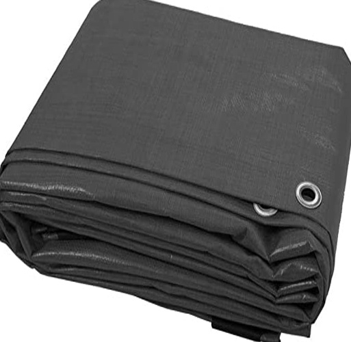 Multipurpose Extra Thick Grey Tarpaulin 200gsm Tarps Uk
