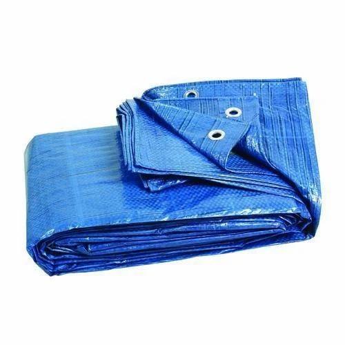 Blue Waterproof Tarpaulin Sheet Heavy Duty 220gsm